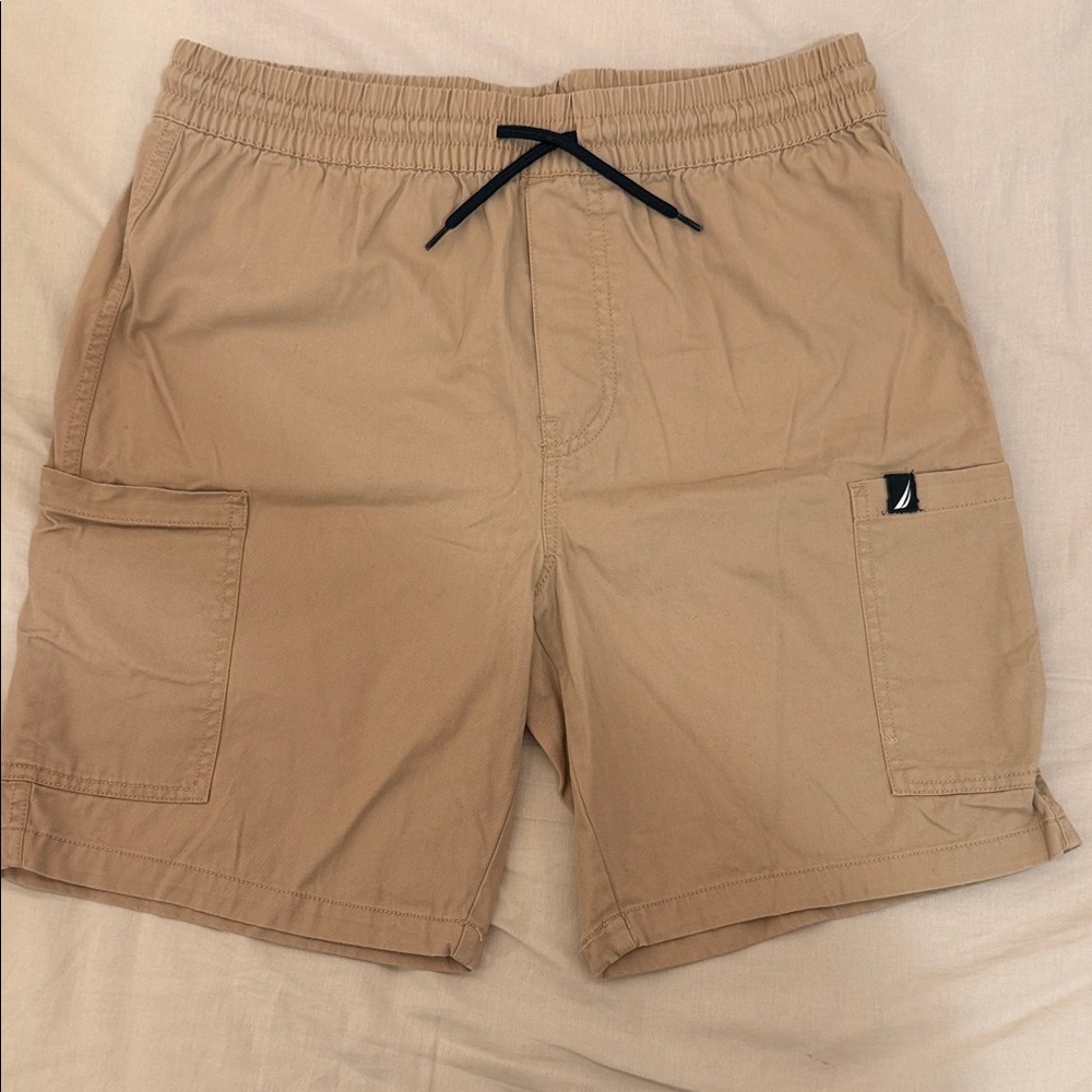 Nautica Men's Light Brown Cargo Shorts